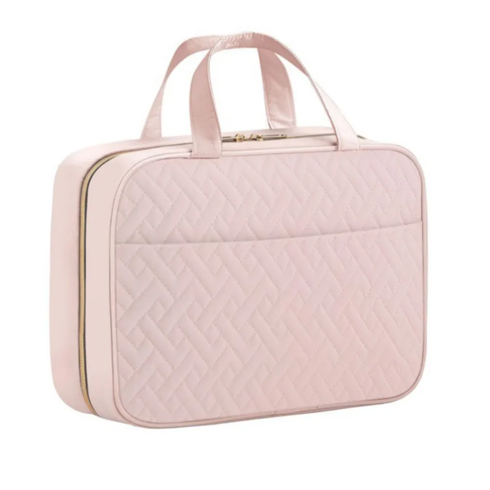 Fashion Portable Toiletry Bag Travel Bag with Hanging Hook Large Capacity Makeup Cosmetic Bag Travel Organizer Toiletries