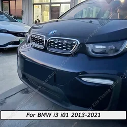 Rejilla delantera de riñón doble para BMW, accesorio de color plateado, ABS, para modelos i3, i01, 2013-2016, 2017, 2018, 2019, 2020, 2021