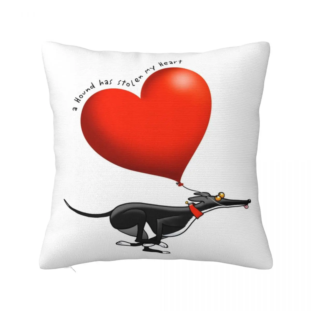 Greyhound Richard Skipworth Pillow Case Whippet Lurcher Dog Cushion Cover Polyester Decorative Pillowcover for Home 45x45cm