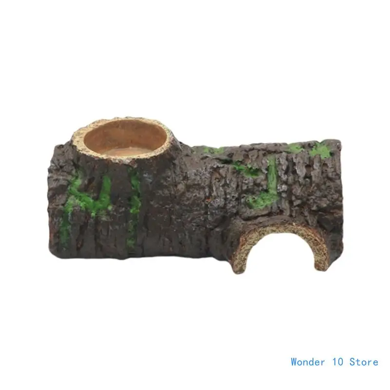 

Realistic Tree Bark Cave Terrariums Turtles Basking Platform Reptiles Hideaways