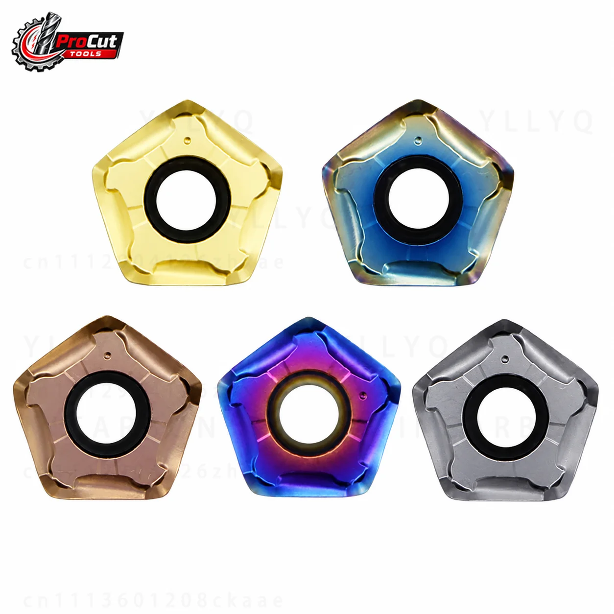 PNMU09 PNMU0905XNER Double Sided Pentagonal PNMU Insert, XNER Carbide Insert for MFPN66 Cutter Head