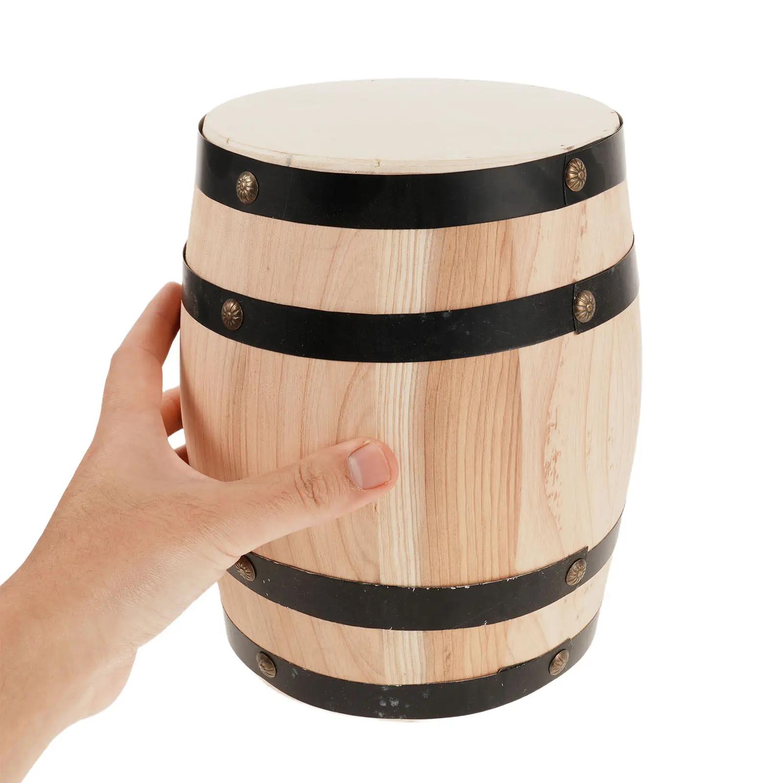 Wooden Stool Wooden Side Table For Outdoor Patio Stool Fall Porch Decor Retro Whiskey Balcony