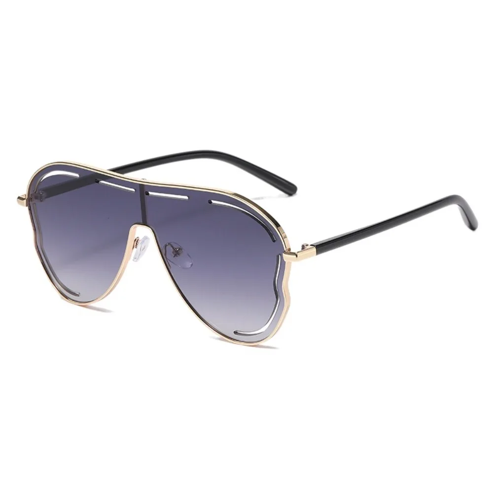 

Fashion Big Frame Pilot Sunglasses Y2K Oversized Women Sunglasses Decorative Lightweight Anti-UV Glasses Female