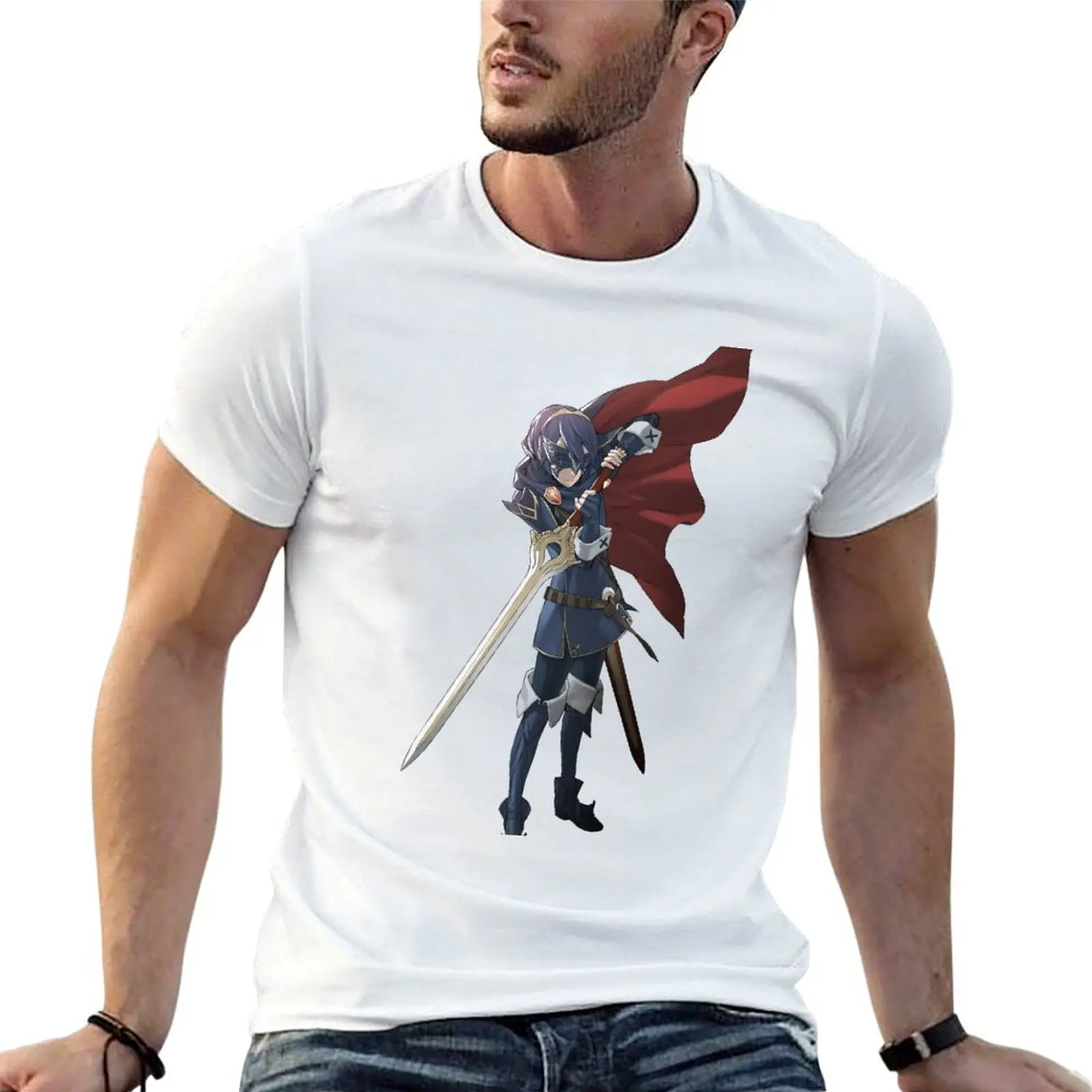 

plain vintage for man t-shirt package t for man graphic shirts T-Shirt Lucina cotton black