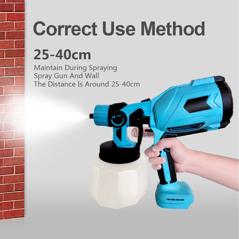 Electric Spray Gun Household Disinfection Sterilization Portable Cordless Coating Paint Sprayer Airbrush For Makita Battery