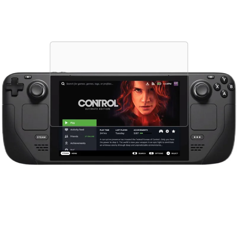 10 Buah/Lot Pelindung Layar Kaca Antigores untuk Konsol Game Dek Uap Aksesori Game Perlindungan Layar Antigores Film 9H