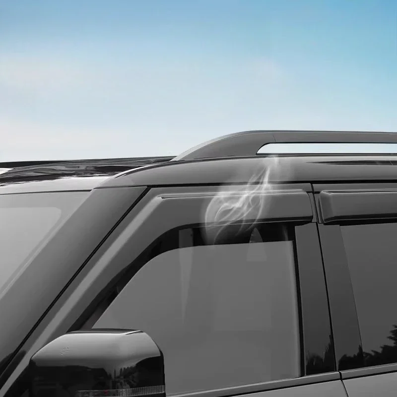 

For BYD Ti7 Waterproof Window Deflector & Mirror Rain Guard Set Reinforced Widened Thickened Window Visors
