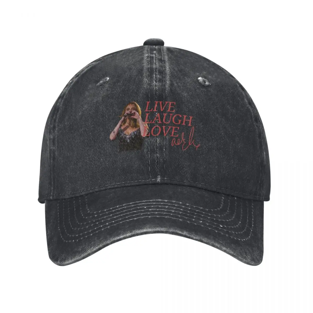 Live Laugh Love Adele Baseball Cap summer hat Hood Caps Male Women's