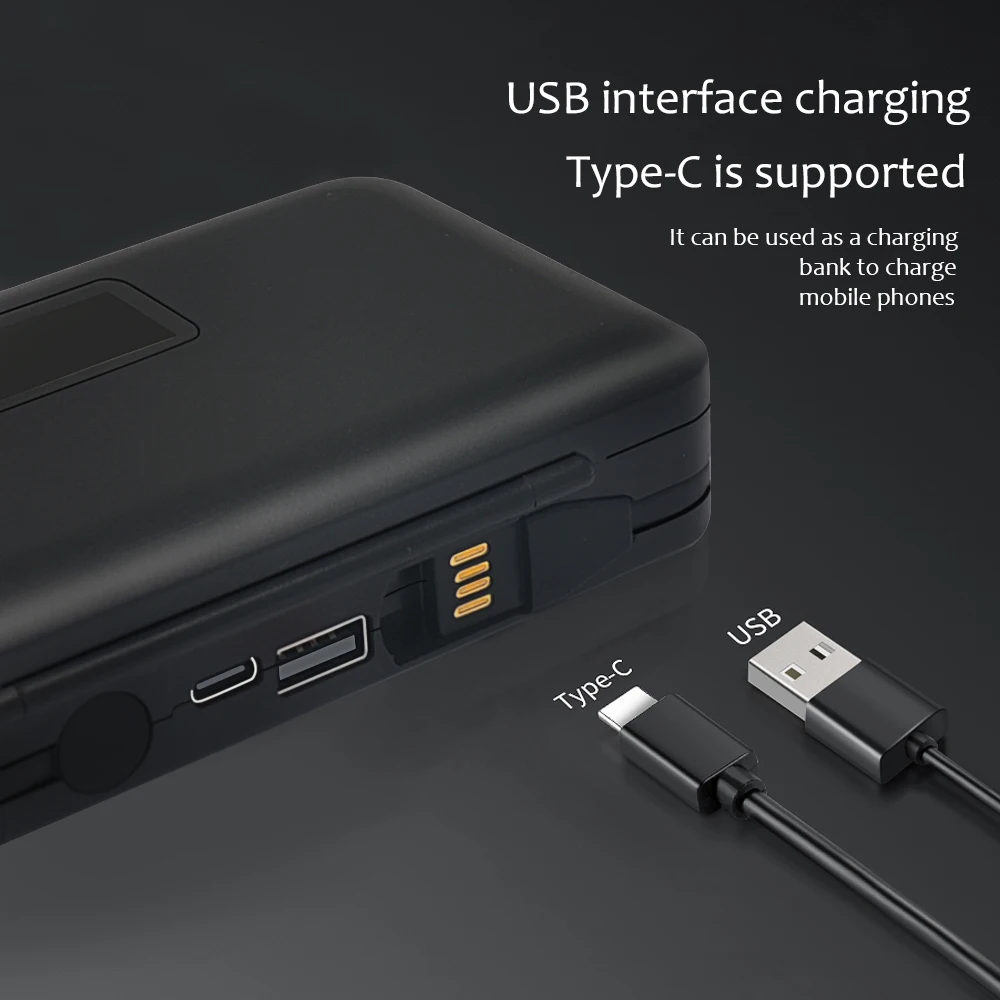 Mcoplus LP-E6 USB Dual Battery Charger for Canon EOS 7D Mark II 5D Mark IV 5D Mark III 70D 5DS 5DS R/5D Mark II 6D 7D 80D 60D