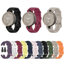 Silicone Watch Band Wristwatch Strap Bracelet Belt With Installation Tool for -Garmin Lily Watch Accessories