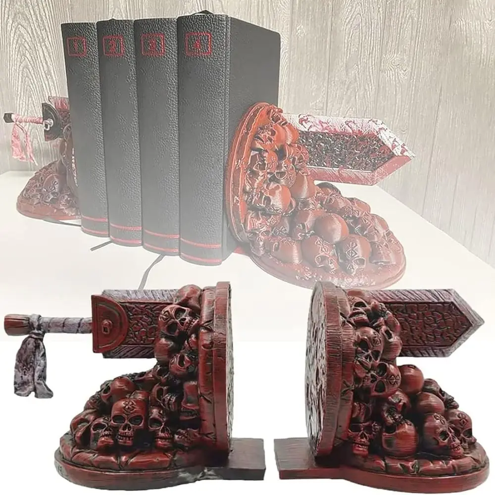 

Подставки для книг Berserk из смолы в стиле ретро, прочная основа, ремесло, подставка для книг «Восхожий дракон», нескользящие подставки для книг для чтения, полка для домашнего офиса