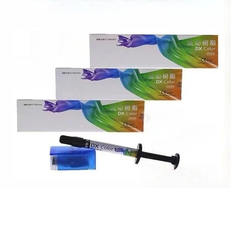 Dental Materials Dental Shade Resin Dyeing Resin Tooth Shade Agent Dyeing Modification Flowing Resin Dentistry Lab Supply Tools