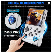 R40s pro Retro Game Console 3.5'' IPS Screen Arkos Auex Linux System 256GB 30000+ Games Portable Video Handheld Game Console