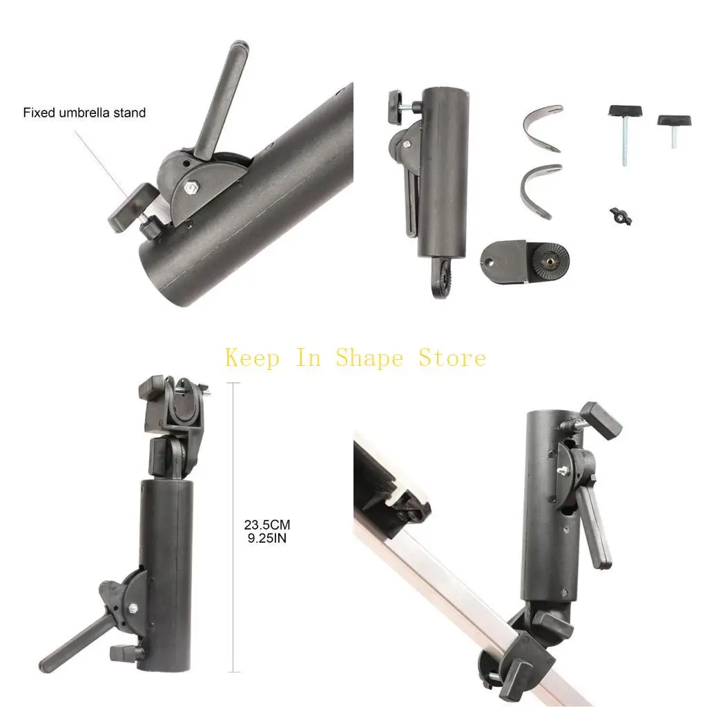 

U1JC Golf Umbrella Holder, Golf Umbrella Holder for Trolley, Black Umbrella Stand