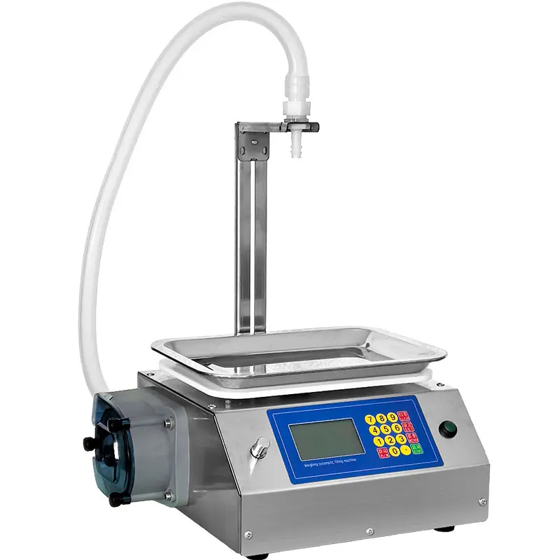 Semi-Automatic High Speed Liquid Soap Bottle Filling Machine High Flow Weighing Quantitative For Water Big Volume Beverages