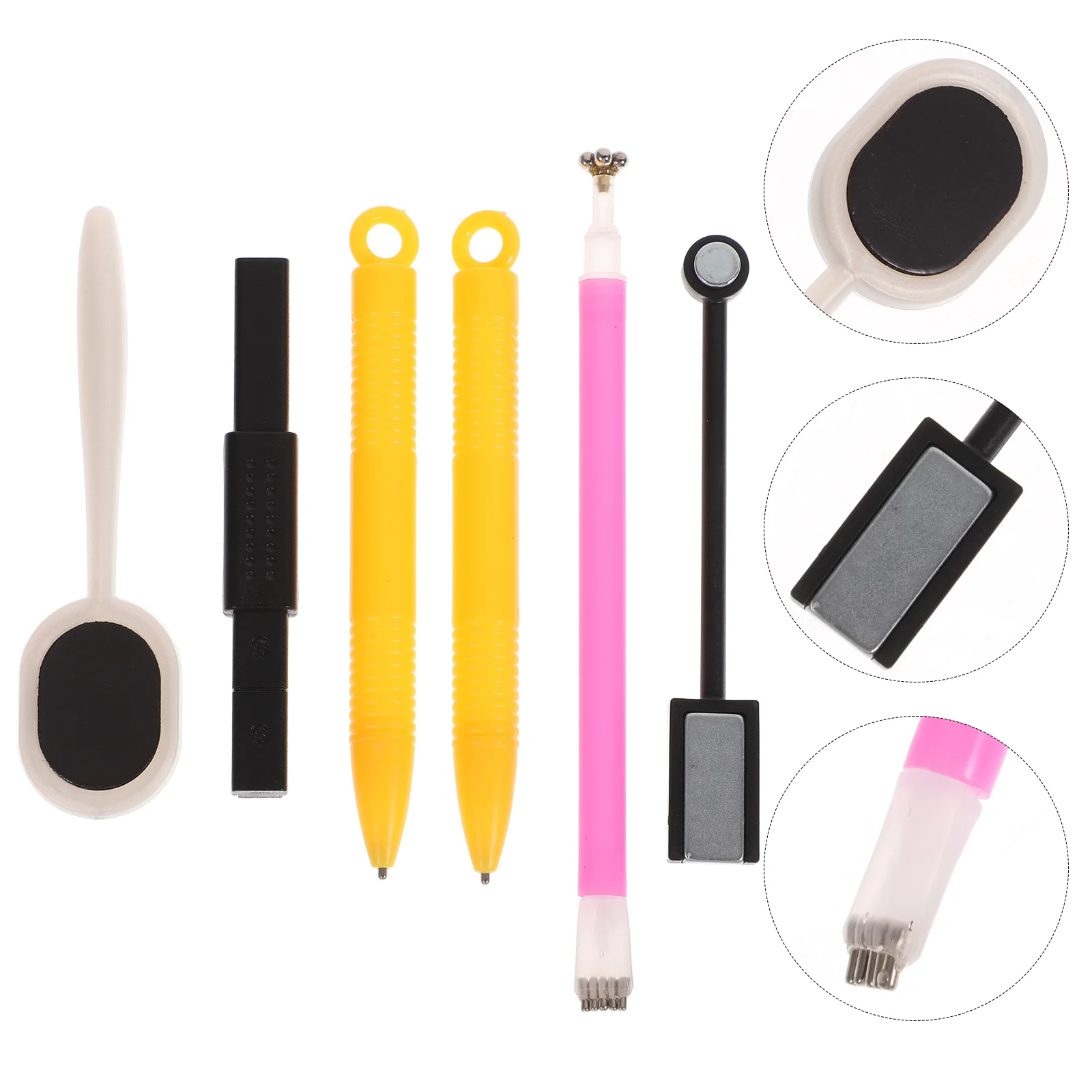 

6pcs Cat Eye Manicure Magnetic Sticks Female Nail Beauty Tools Nail Magnets Random Color Nail Beauty Magnetic Pen
