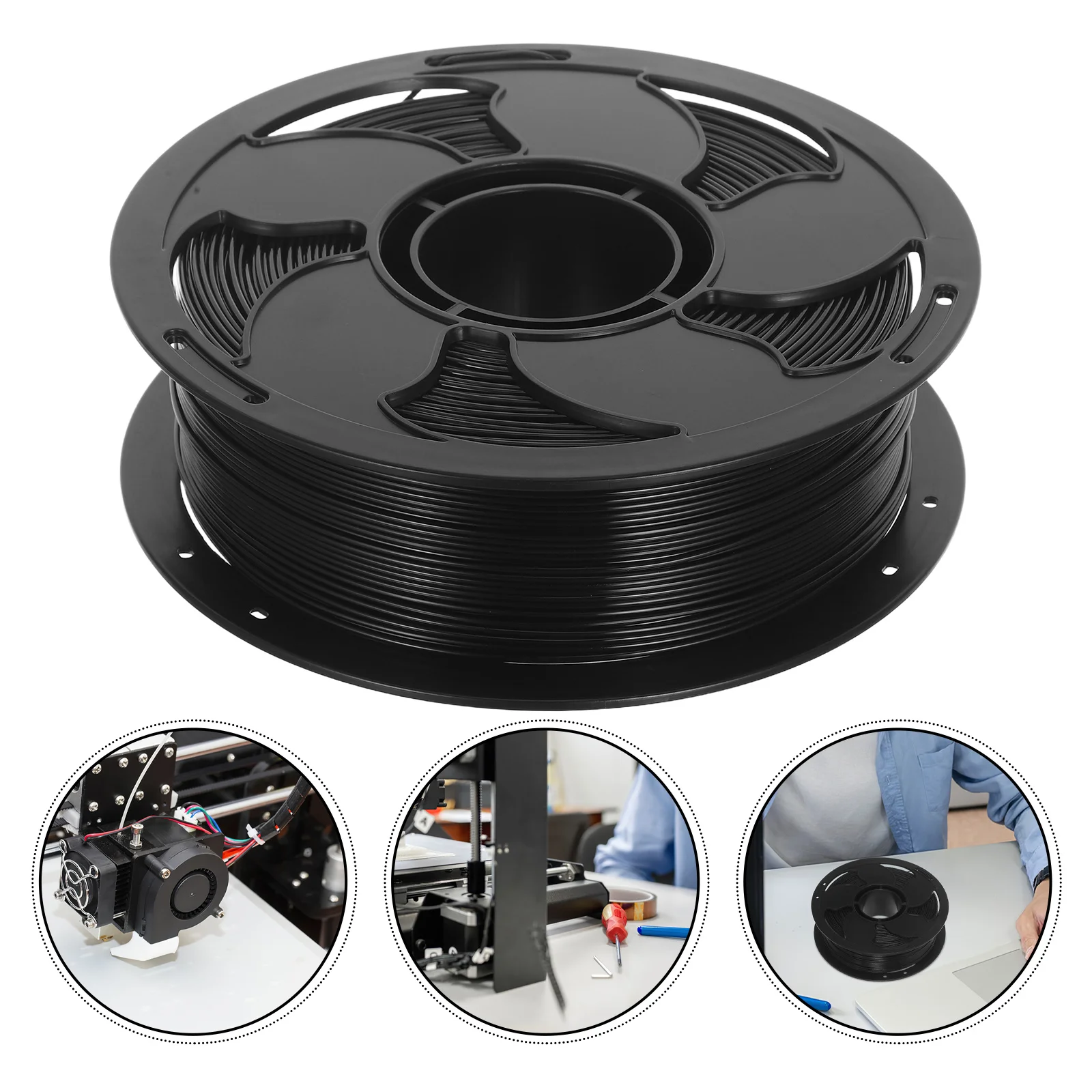 

Рулон филамента PETG 1,75 мм для 3D-принтеров: высокочистый, с низкой усадкой, без спутывания, для инженерных моделей