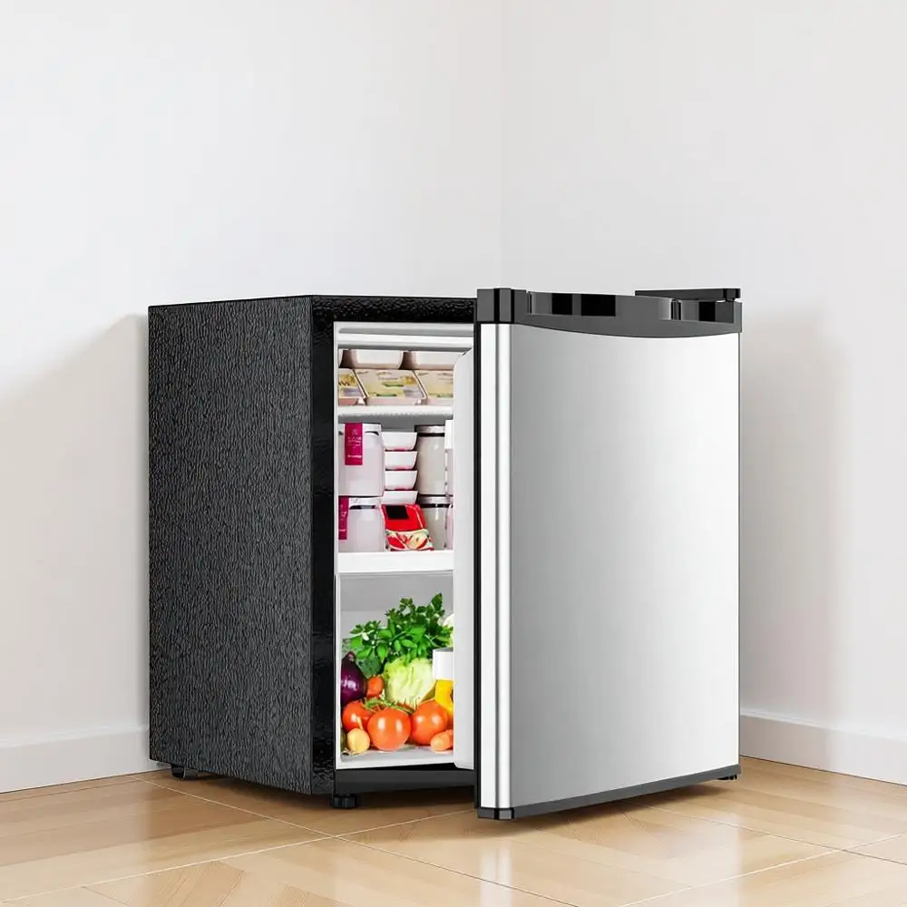 

Компактный однодверный холодильник Mini Ridge с регулируемой полкой, ультратихий, энергоэффективный, идеально подходит для общежития, спальни