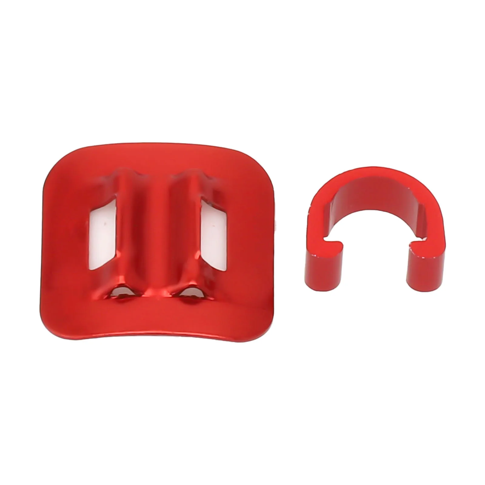 Mountain Road Bike C Buckle for Wire Pipe Fixation Aluminum Alloy Backing Wire Base Compatible with Bicycle Frames