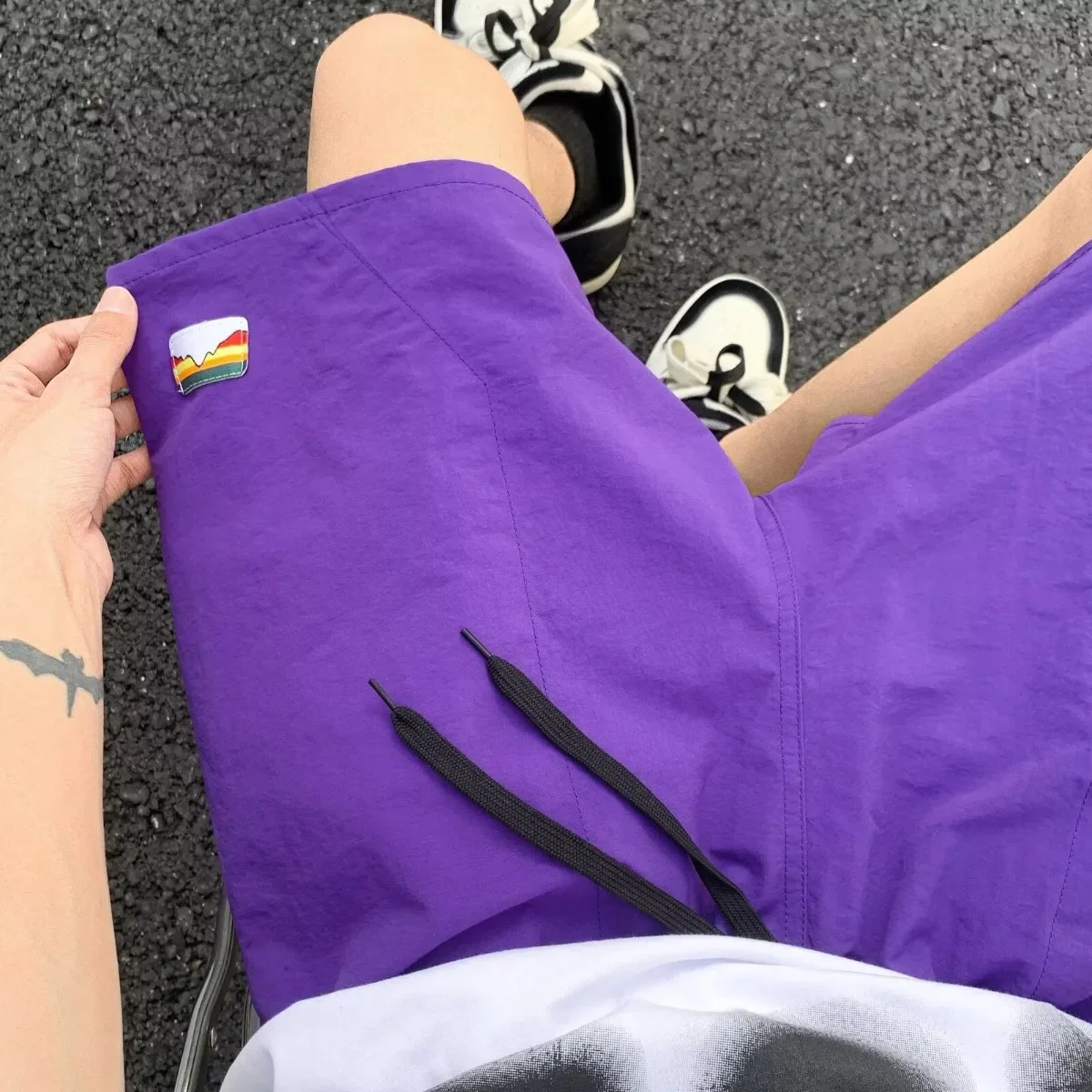 

Men's Sports Pocket Drawstring Shorts Summer Hot Selling Fitness Beach Loose and Simple and Versatile Sportstrendy Style Pants