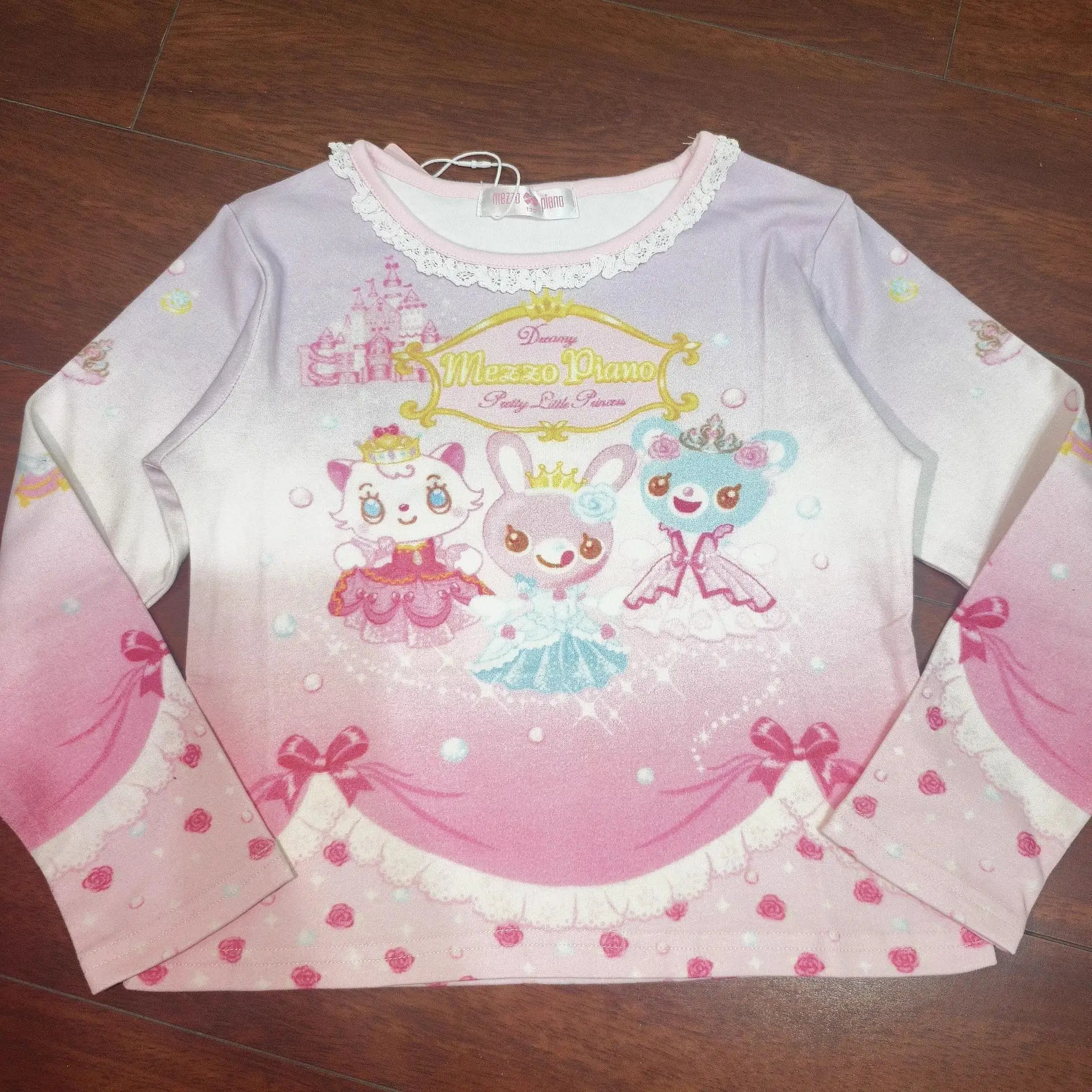 Japanisches Cartoon Mp Jojifuku Langarm-T-Shirt Frühling Herbst Neu Spitze O-Ausschnitt All-Match Ästhetische Kleidung Grafik-T-Shirts