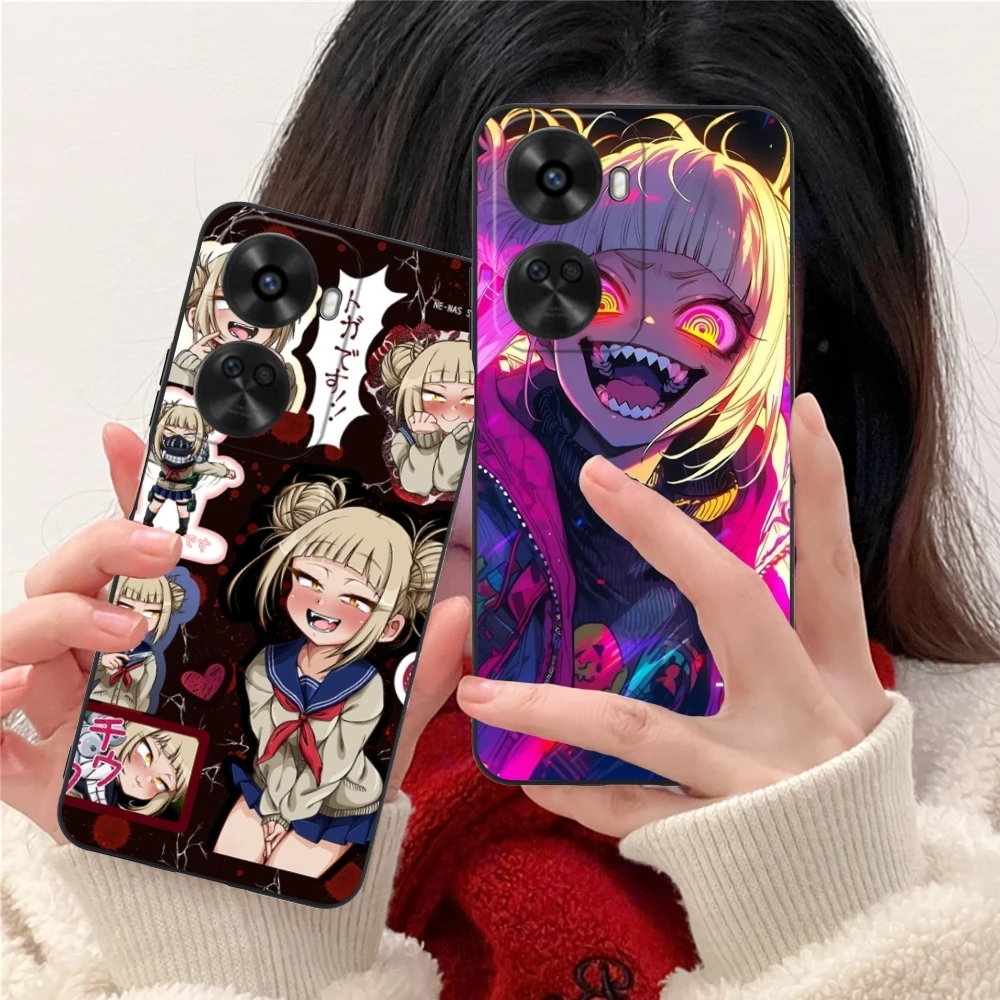 Hero Himiko Toga Mobile Phone Case for Huawei Nova 12 11 10 9 8 7 Pro SE 5G Black Soft Phone Cover Shell