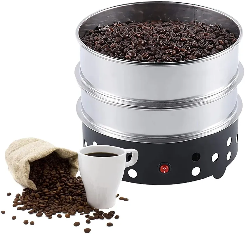 

Электрический охладитель для кофейных зерен из нержавеющей стали, 220В/50Гц, 600г, двухслойный, для офиса и дома