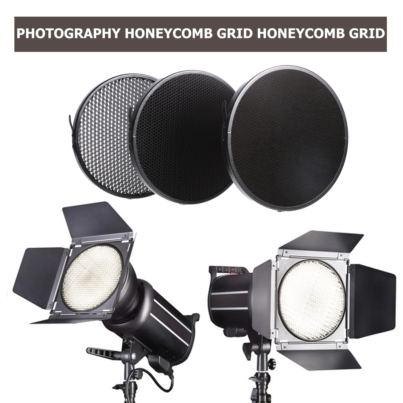 Wabennetz, 0-Grad-Gitterreflektoren für Blitzlicht, Fotografie, Zubehör, Lampenschirm, Diffusor, Roller, Studio