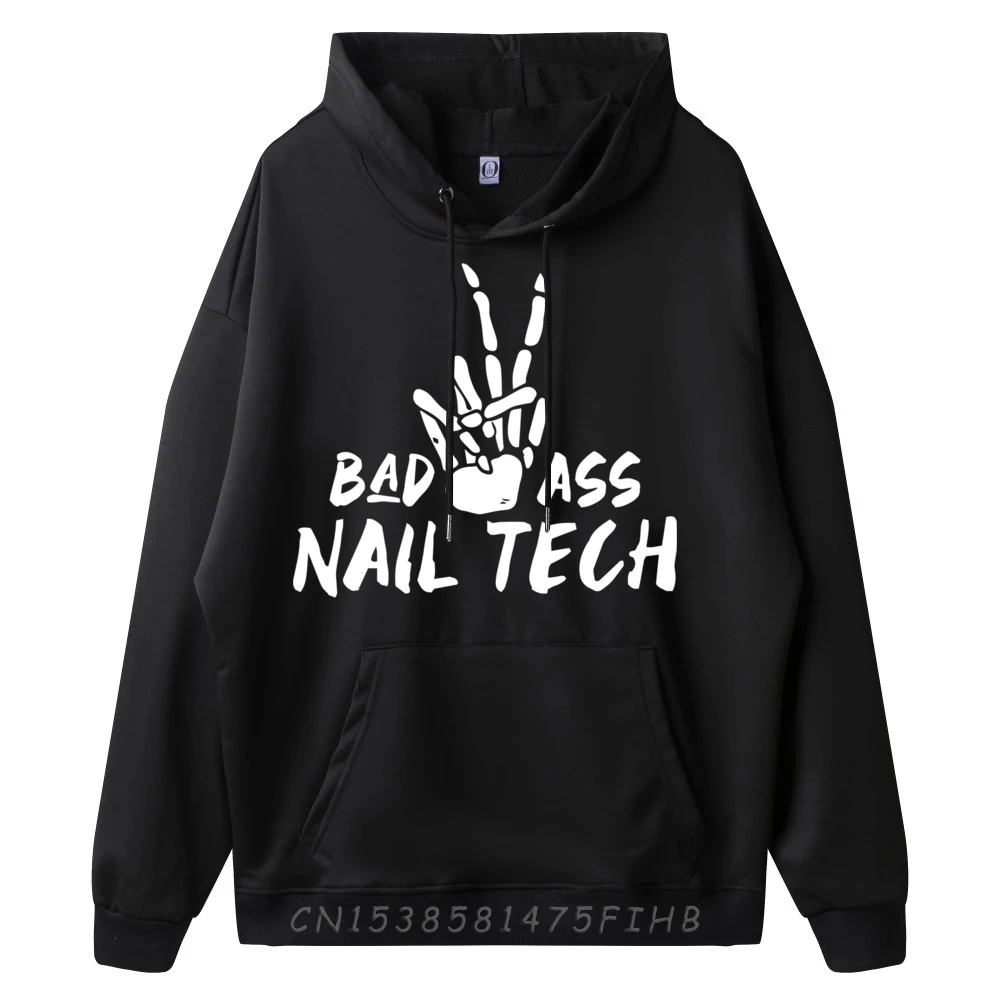 Nail Tech Bad Ass Nail Tech Brand Clothing Woman Autumn Cheap Punk Style Christmas Sweater Pullover