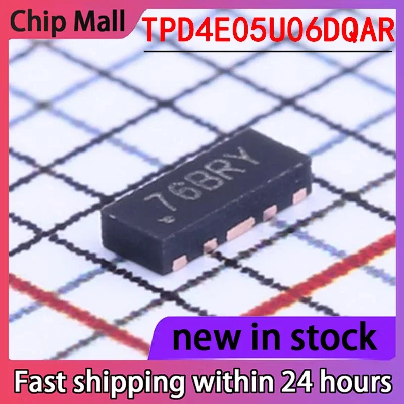 10PCS New TPD4E05U06DQAR Packaged SON10 Electrostatic Discharge (ESD) Protection Device in Stock