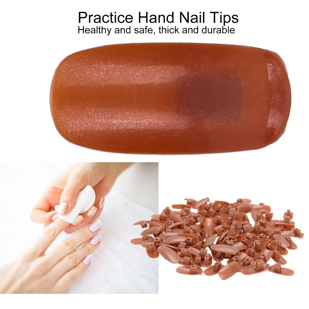 300pcs Acrylic Nail Practice Fingers Replacement Tips