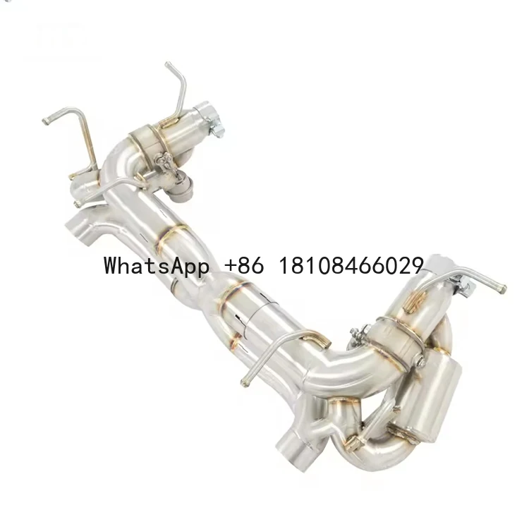 

Xinaote 304 stainless performance exhaust valved muffler catback system for Ferrari 458 SP SC Speciale Escape Tubo Escape Coche