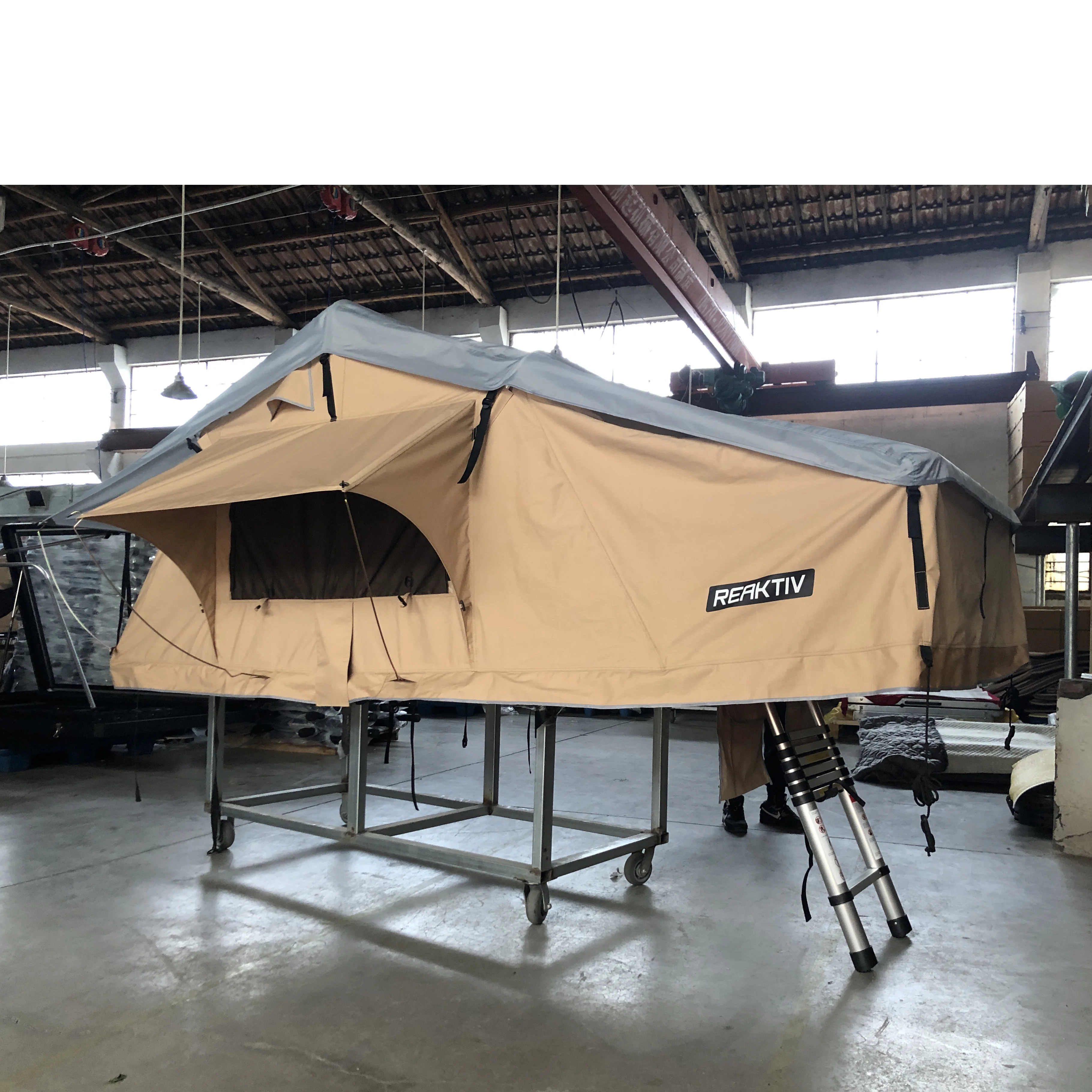 

Aluminium Pole Double Layer Oxford Fabric 3 4 Season Oem Light Weight Roof Top Tent