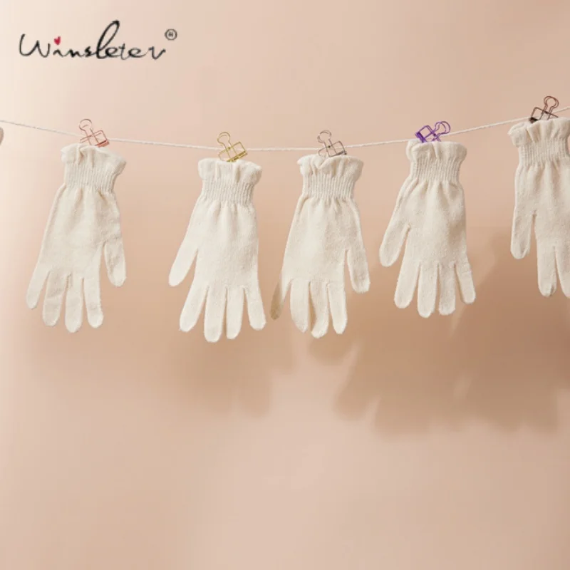 winsleter、83-シルクニット-5-本指グローブ、肌に優しい、女性用ソフトスリーピングサイクリンググローブ、2026-春の新作-a62944jf