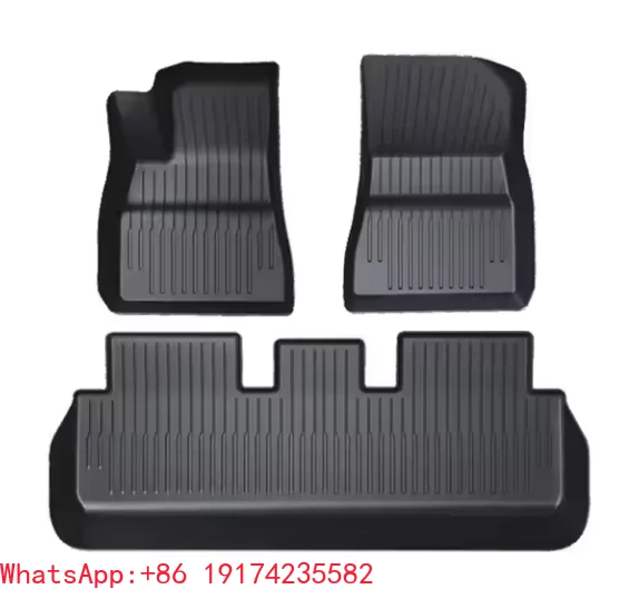 

Model Y 2025 Juniper Trunk Mats Rubber Carpet Washable Floor Carpet Anti Dirty Mat Waterproof Rear Trunk Mats