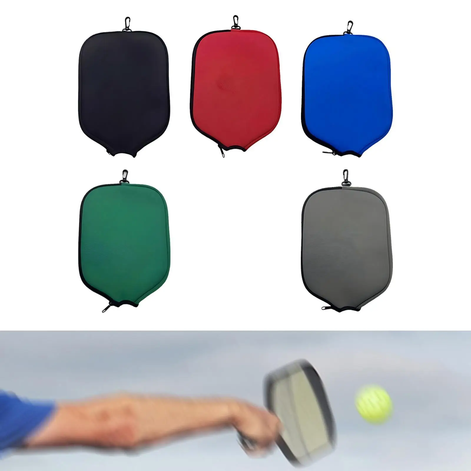 

Чехол для ракетки Pickleball, чехол для ракетки, аксессуары на молнии, подарочный держатель, портативный чехол для сумки Pickleball