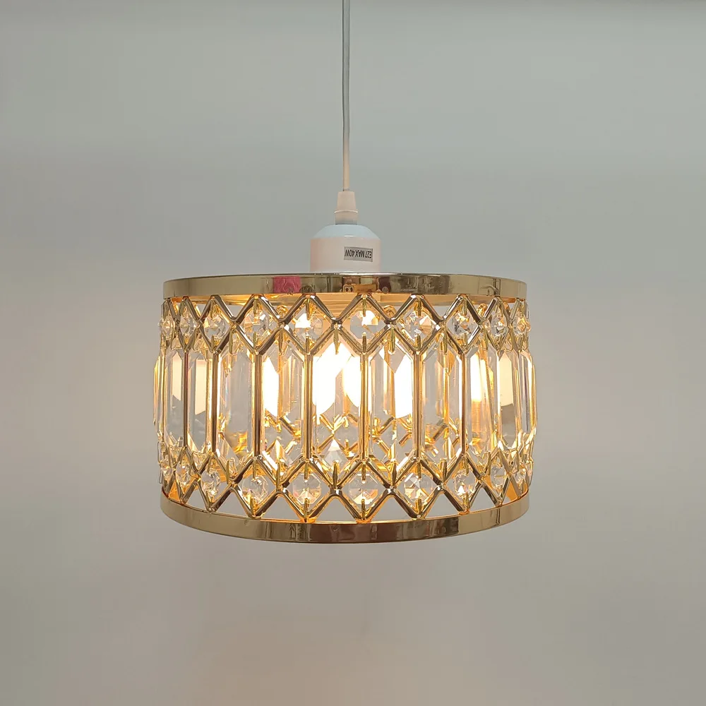 

Crystal Chandelier Bedroom Bedside Lamp LED Living Room Dining Room Decorative Light