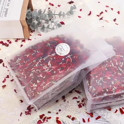 100/200G 100% Natural Dried Flowers Wedding Confetti Rose Petal Biodegradable Pop Bridal Shower Holiday Birthday Party DIY Decor