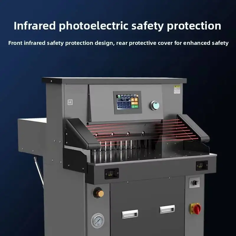 Heavy Duty Silent Graphic Printing Equipment Book Cutter Fully Automatic Industrial Dual Hydraulic Paper Cutting Machine