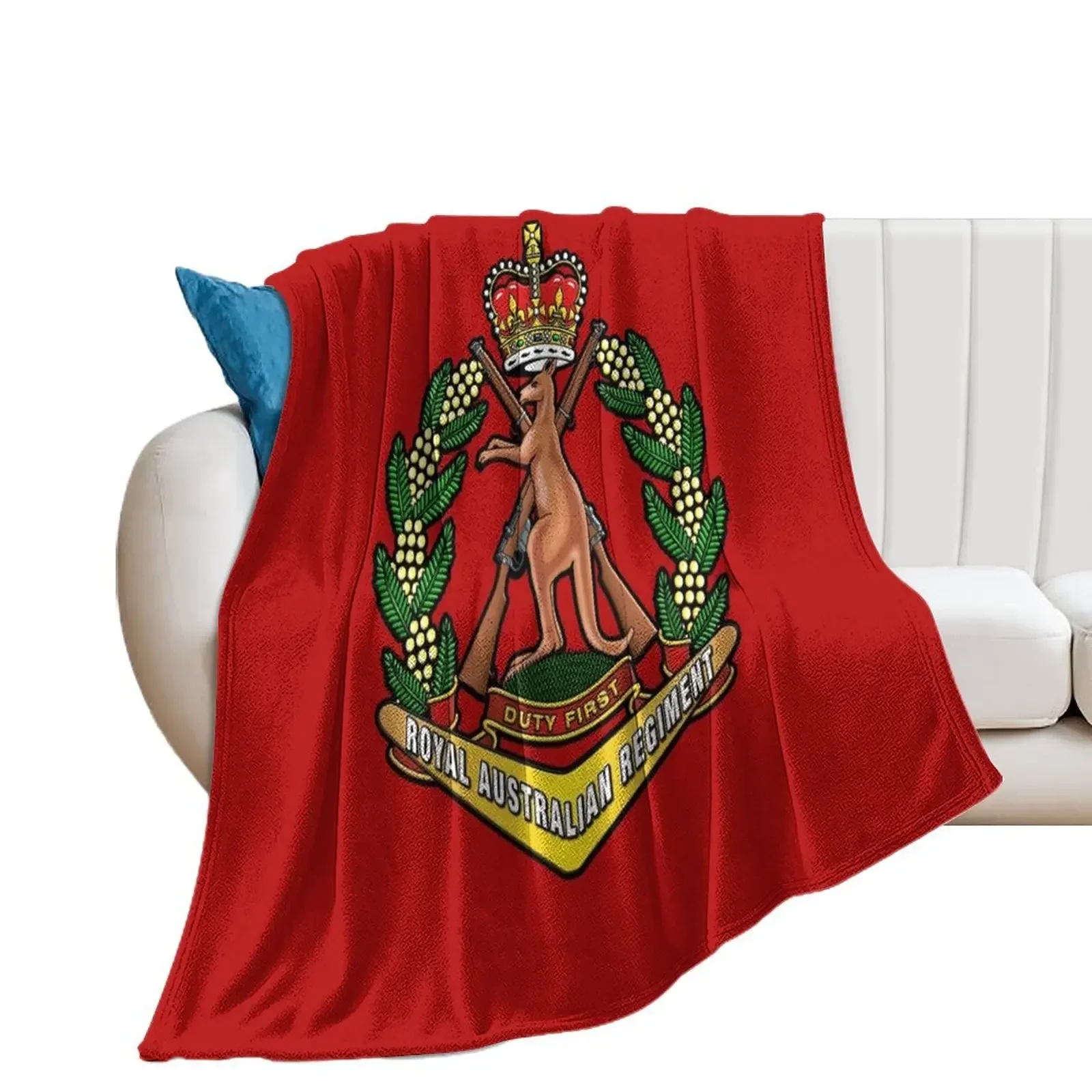 

ROYAL AUSTRALIAN REGIMENT Throw Blanket Loose For Baby Luxury Brand Softest Blankets