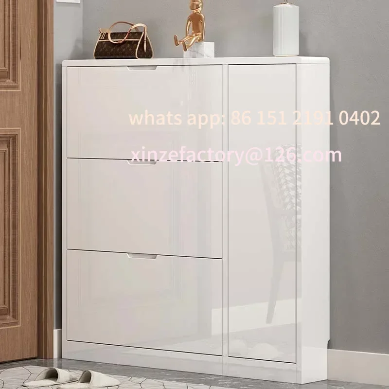 

Customizable Szafka na Buty Wodoodporna Piękna Nowoczesna Drewniana Półka na Buty Luksusowa Gablota Ekspozycyjna M