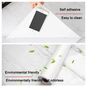 Mármore autoadesivo impermeável papel de parede cozinha alta temperatura resistência óleo prova armário remodelado bancada adesivo 10 principais vendas papel de parede lavavel sala - №7