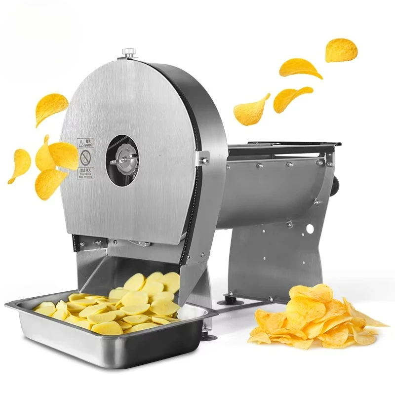 Machine Vegetable Slicer Vegetable Chopper for Kitchen Commercial Electric Potato Chips Slicing Machine Fruit Cutting