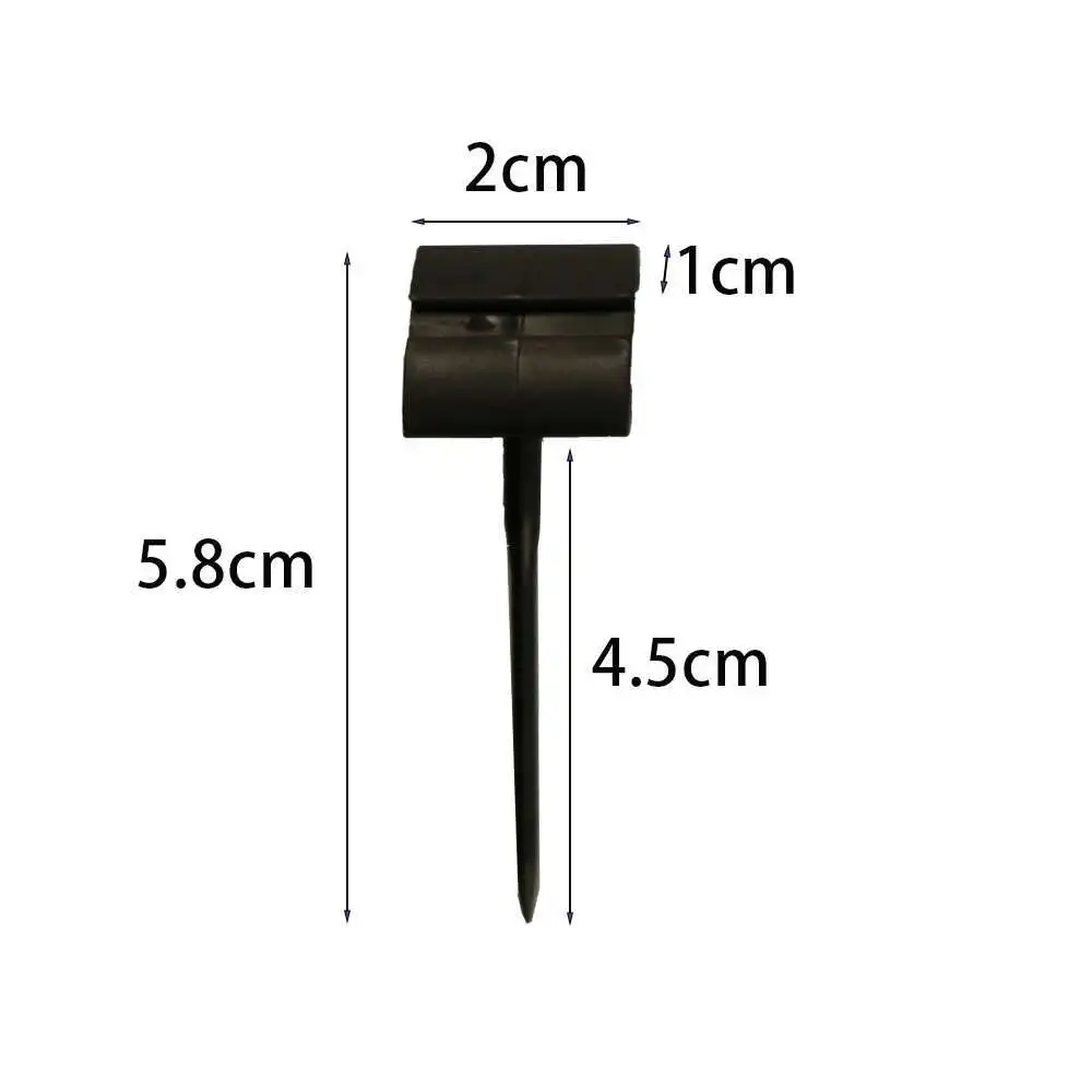 50 stücke Werbung Karton Display Lebensmittel Kuchen Brot Bäckerei Ticket Pins Kunststoff Preis Nadeln Preis Tag Halter Label Speer – Detail 2