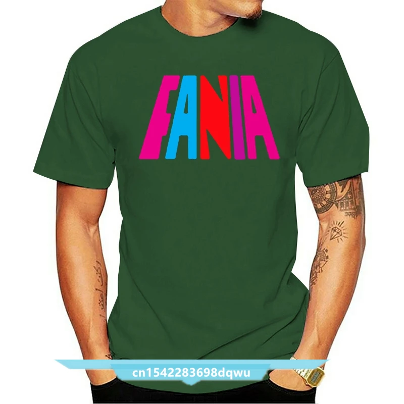 

Fania Records Music Logo Black White Men's T-Shirt S-2XL-3XL full-figured Tee Shirt