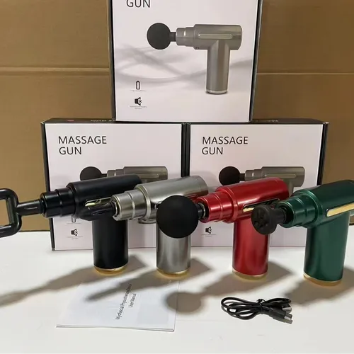 Imagen 2 del producto Pistola de Fascia, masajeador de relajación muscular, pistola de masaje de vibración eléctrica, pistola de membrana de cuello de grado profesional 2026
