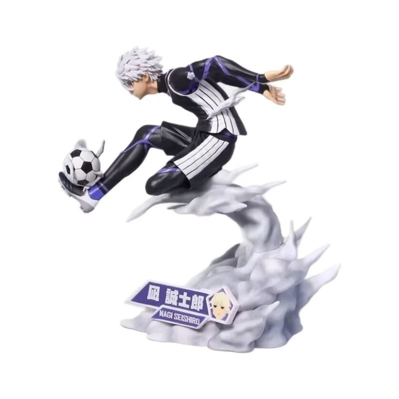 Blue Lock Figuren Nagi Seishiro Anime Figur Fußball Action Figur PVC Modell Schreibtisch Sammlung Zimmer Statue Puppe Geburtstag Geschenke
