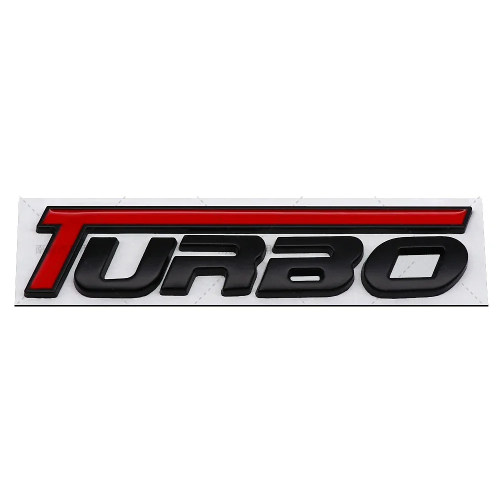 Logotipo Turbo Universal para parachoques trasero de coche, pegatina para maletero, insignia para Jaguar Jeep KIA Lexus Land Rover Mazda Ford Honda Hyundai