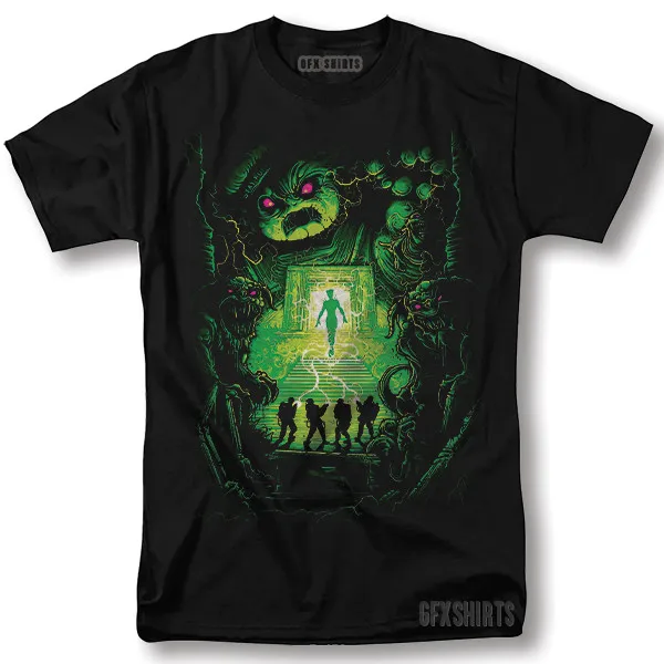 Camiseta de los cazafantasmas, camiseta clásica retro vintage con diseño gráfico de la película de los años 90