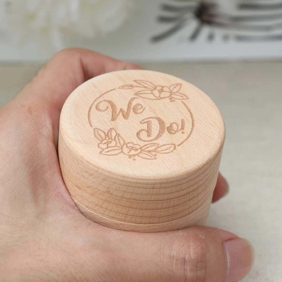 

Wooden Ring Box Wedding Ring Box Engagement Ring Box Ring Holder Box Vintage Ring Box Ring Box for Wedding
